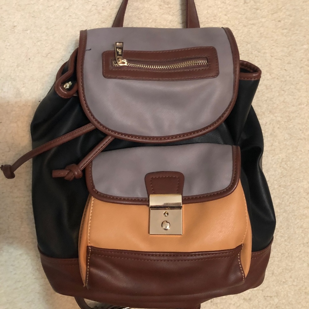 Leather Backpack purse